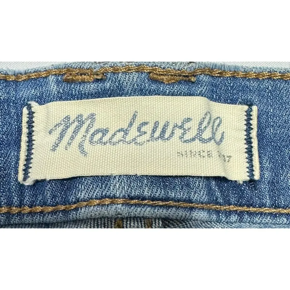 Madewell Women's Skinny Skinny Ankle Zip Blue‎ Jeans - Size 24x24
